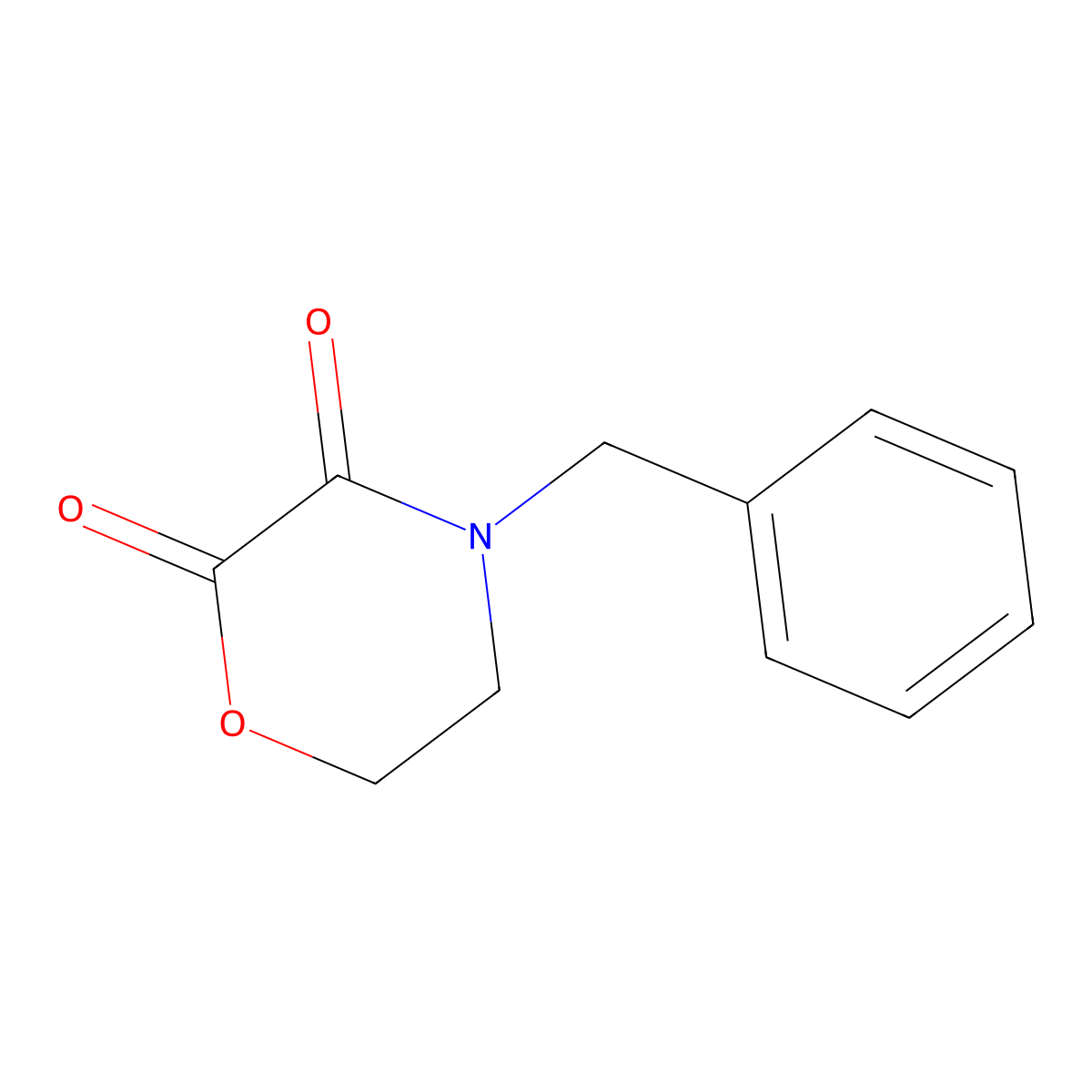 4-Benzylmorpholine-2,3-dione molecular structure, CAS 110843-90-8