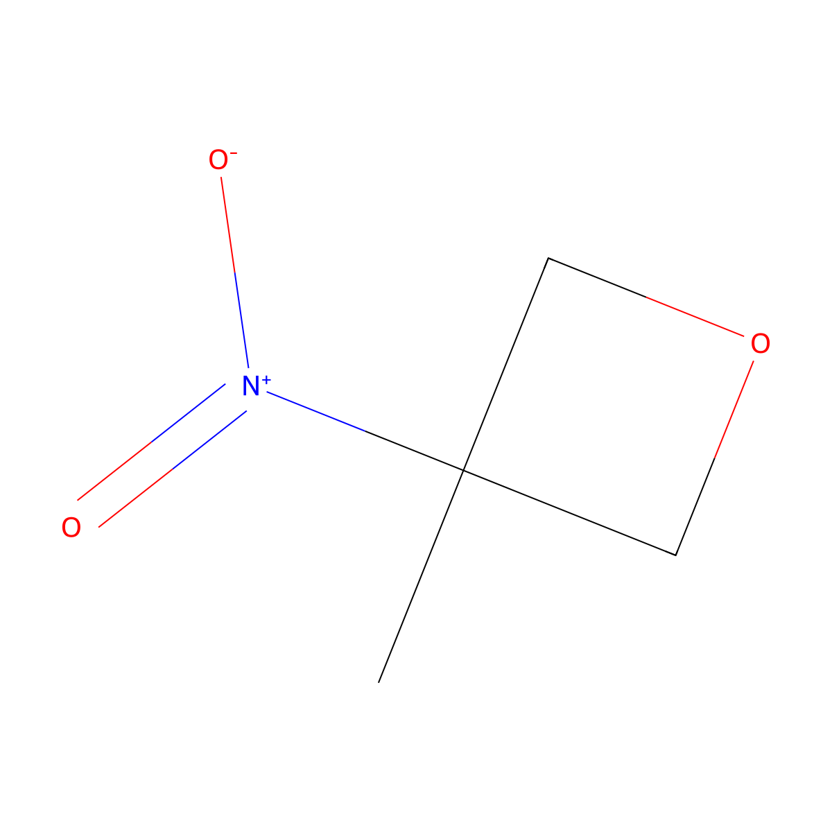 3-Methyl-3-nitrooxetane molecular structure, CAS 110866-62-1