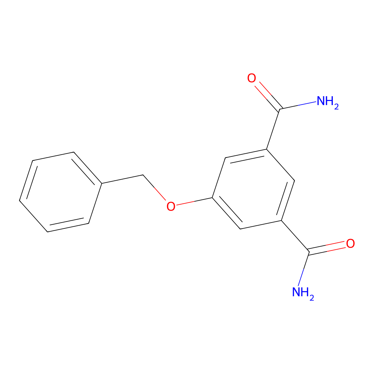5-(Benzyloxy)benzene-1,3-dicarboxamide molecular structure, CAS 1108723-59-6