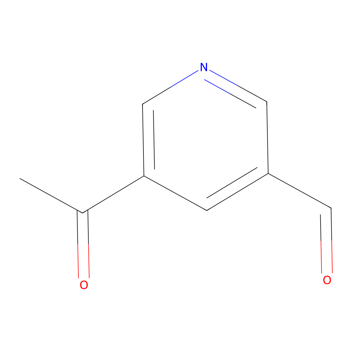 5-Acetylnicotinaldehyde molecular structure, CAS 1108724-35-1