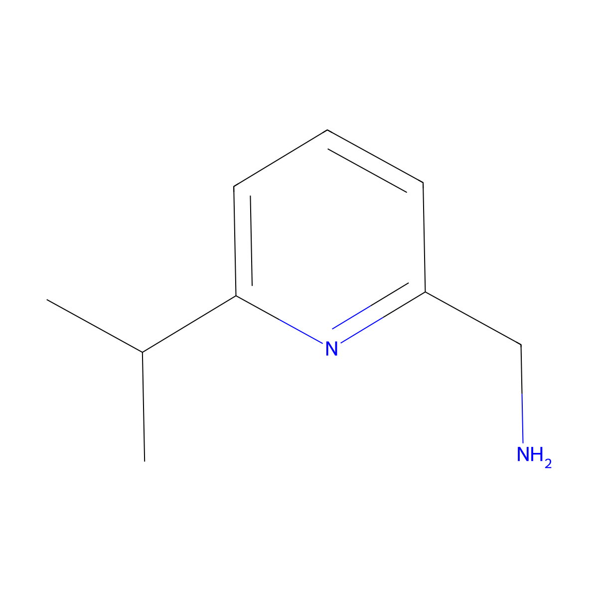 [6-(Propan-2-yl)pyridin-2-yl]methanamine molecular structure, CAS 1108725-52-5