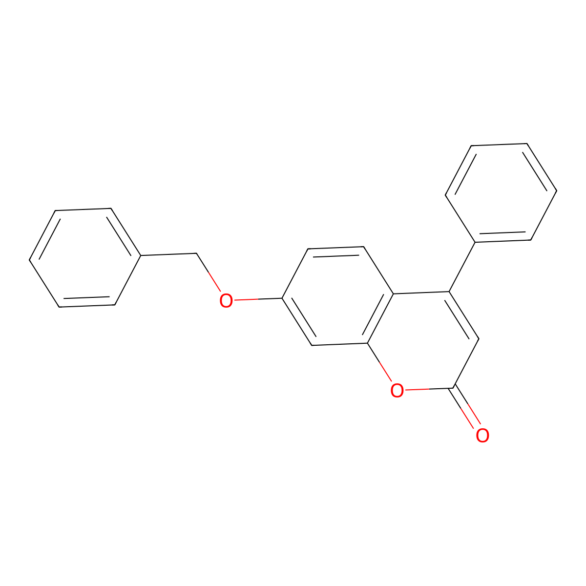 7-(benzyloxy)-4-phenyl-2H-chromen-2-one molecular structure, CAS 110876-08-9