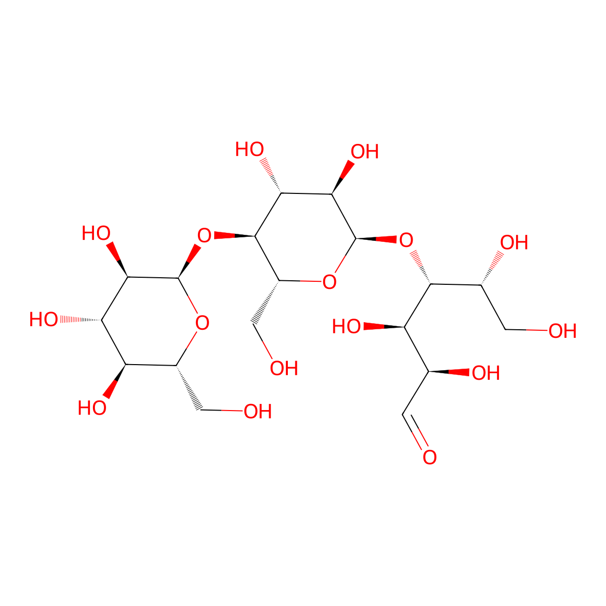 Maltotriose molecular structure, CAS 1109-28-0
