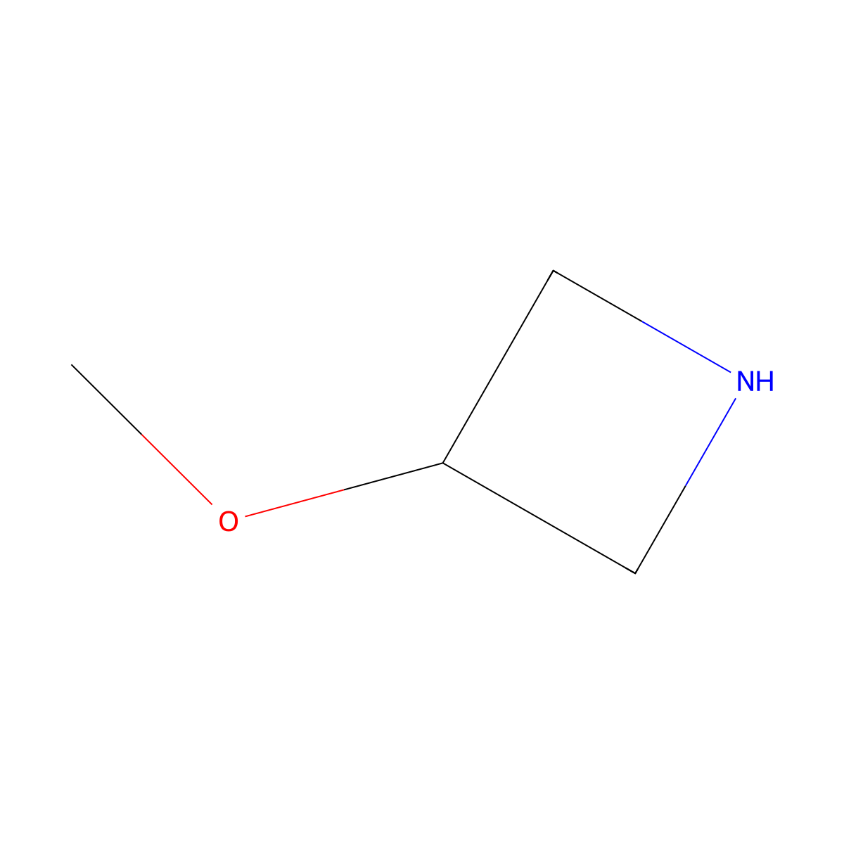 3-Methoxyazetidine molecular structure, CAS 110925-17-2
