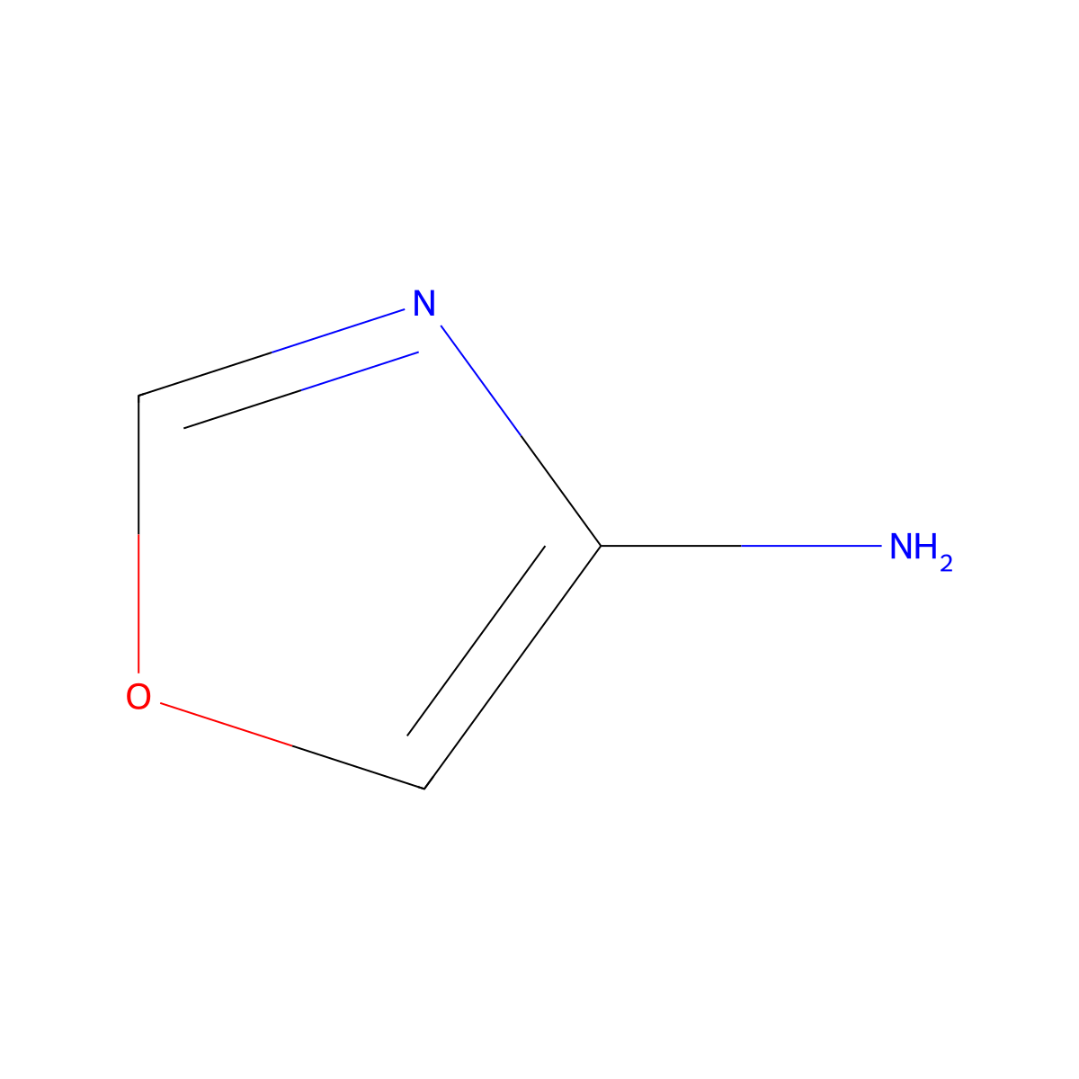 1,3-Oxazol-4-amine molecular structure, CAS 110926-01-7