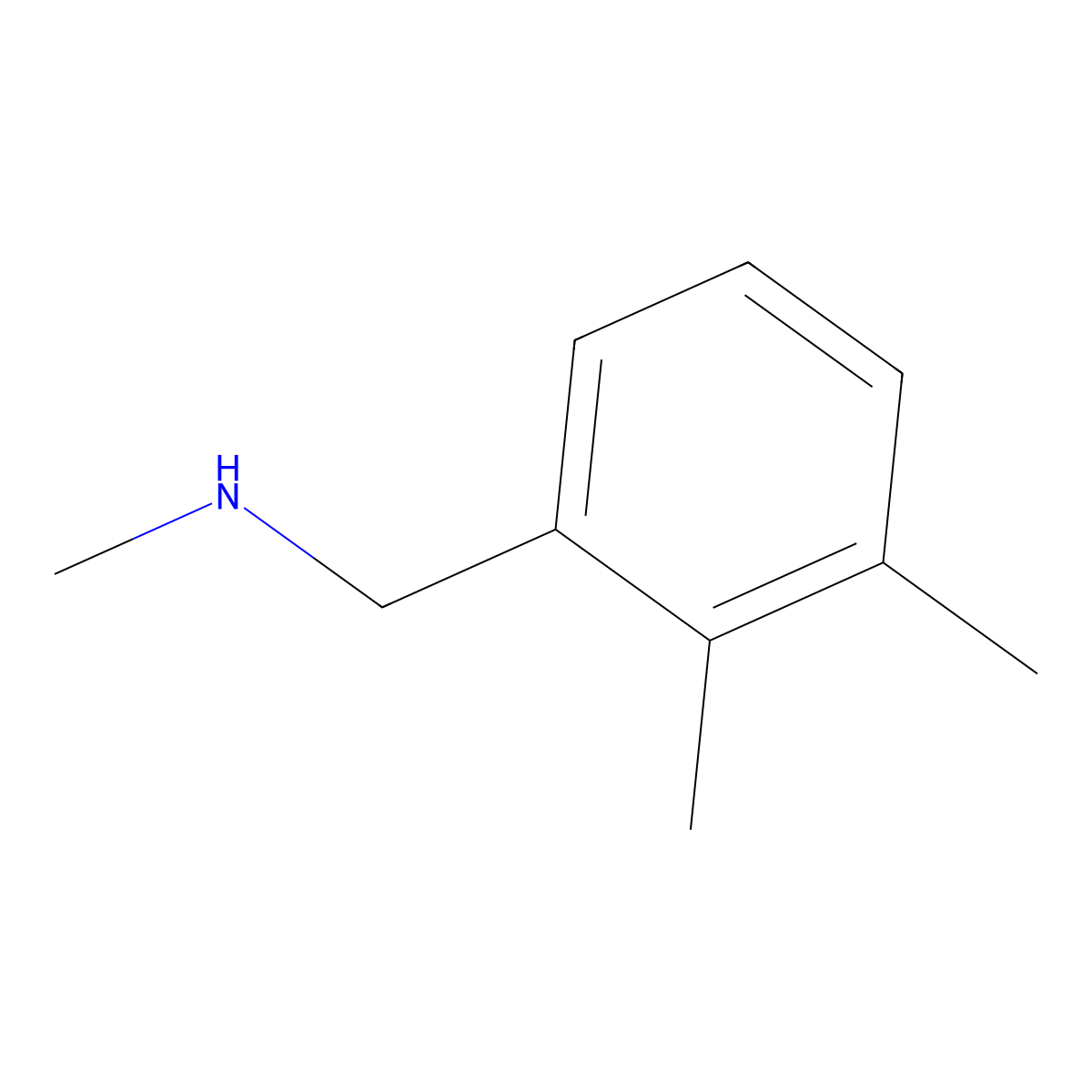 (2,3-Dimethylbenzyl)methylamine molecular structure, CAS 110931-75-4