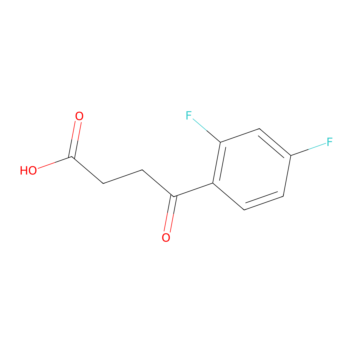 3-(2,4-Difluorobenzoyl)propionic Acid molecular structure, CAS 110931-77-6