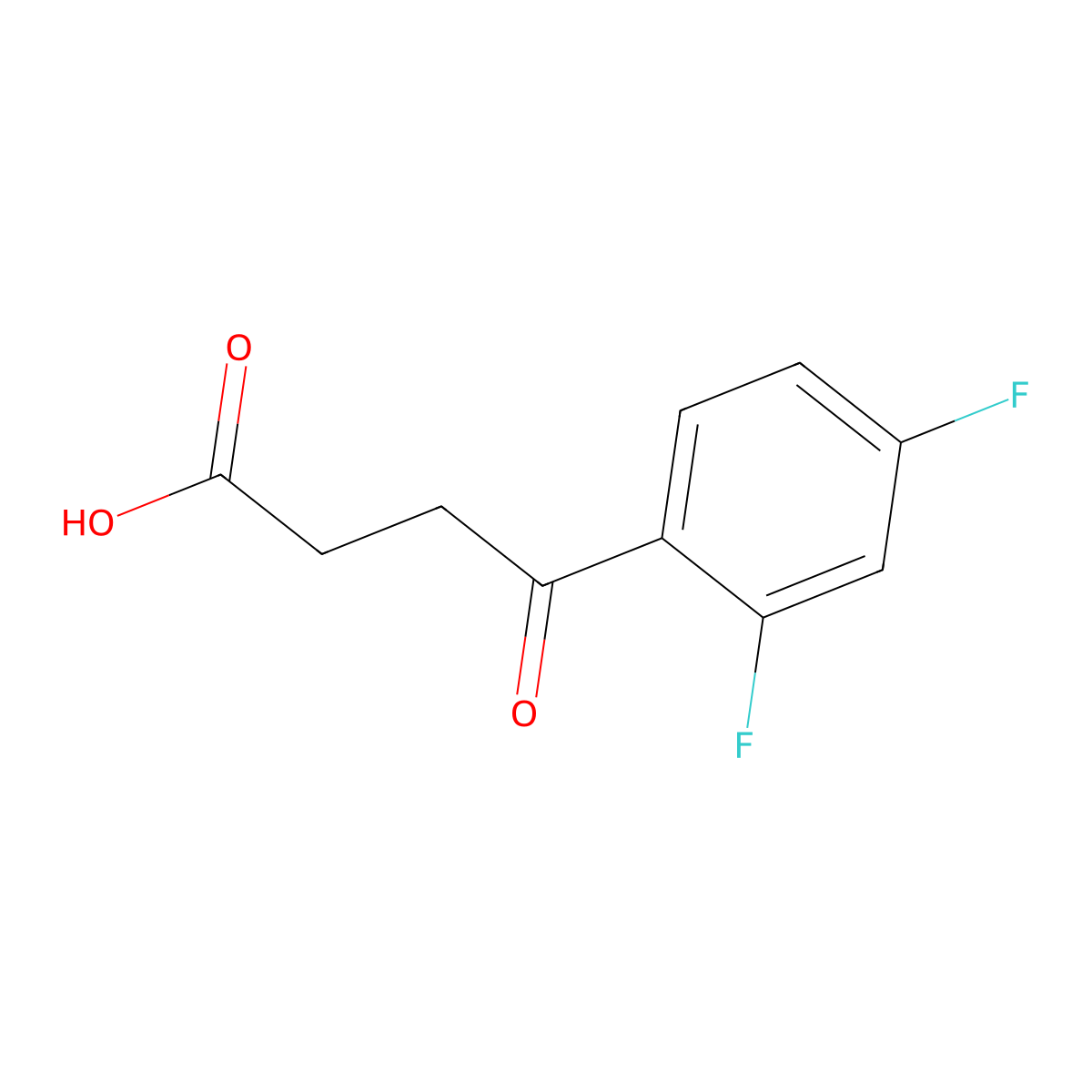3-(2,4-Difluorobenzoyl)propionic Acid molecular structure, CAS 110931-77-6