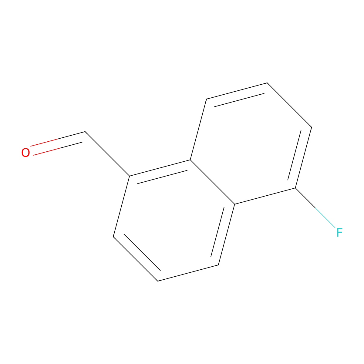 5-Fluoro-1-naphthaldehyde molecular structure, CAS 110931-86-7