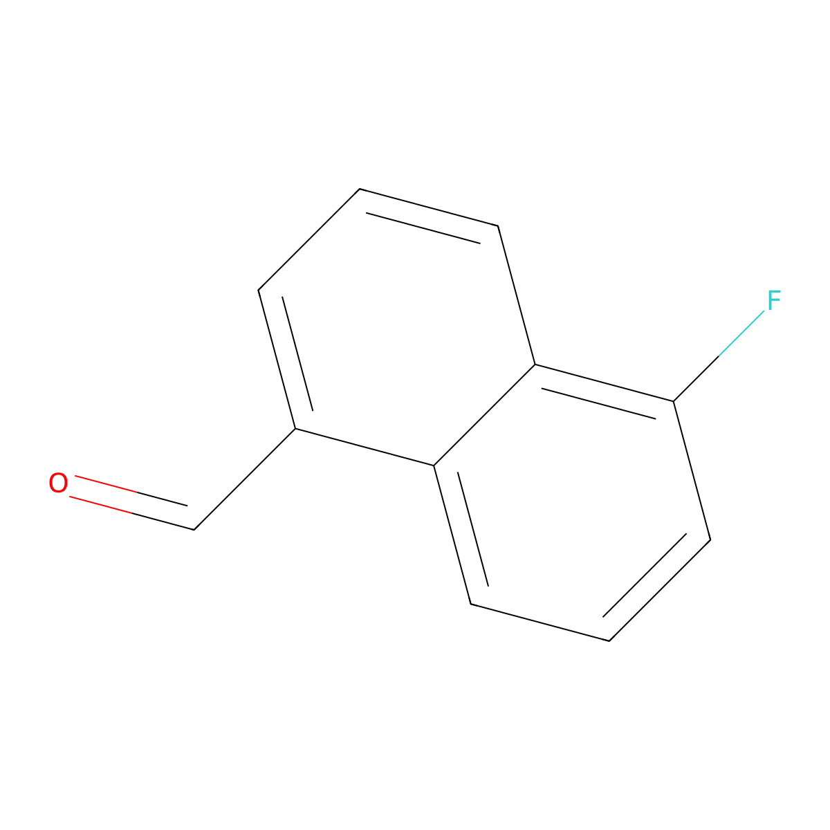 5-Fluoro-1-naphthaldehyde molecular structure, CAS 110931-86-7