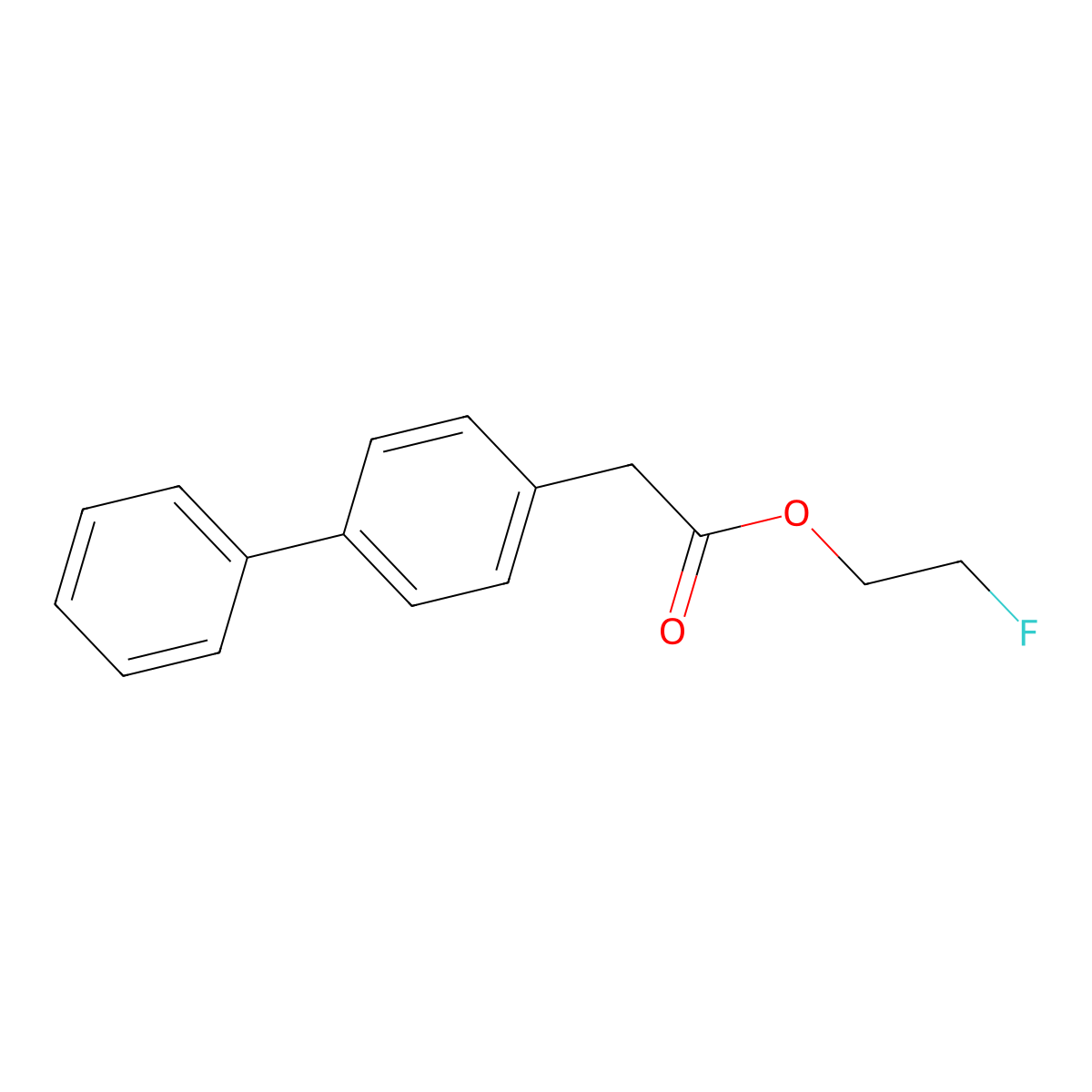 Fluenetil molecular structure, CAS 11096-73-4