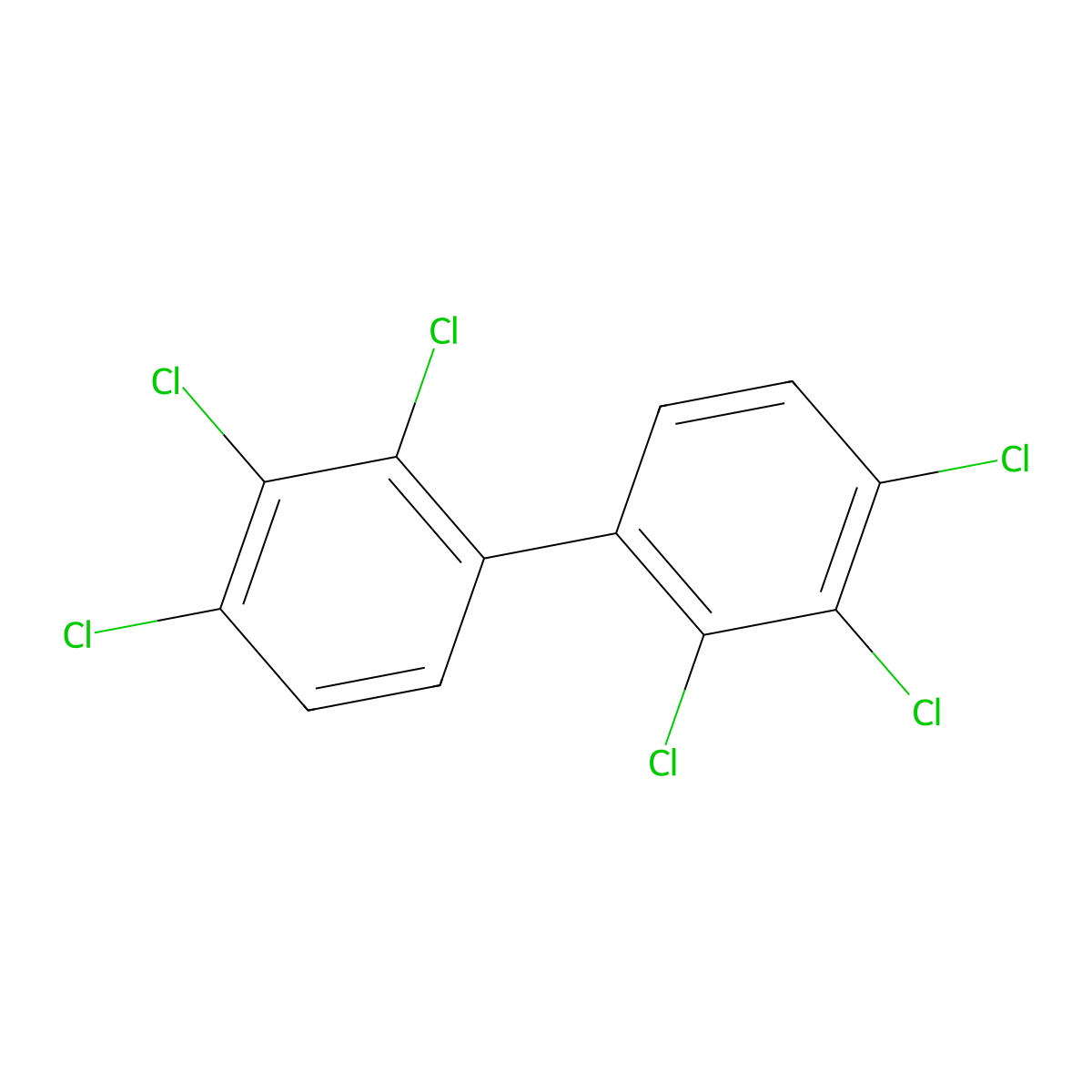 Pcb 128 molecular structure, CAS 11096-82-5