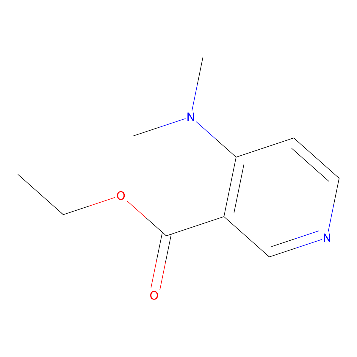 Ethyl 4-(dimethylamino)nicotinate molecular structure, CAS 110960-72-0