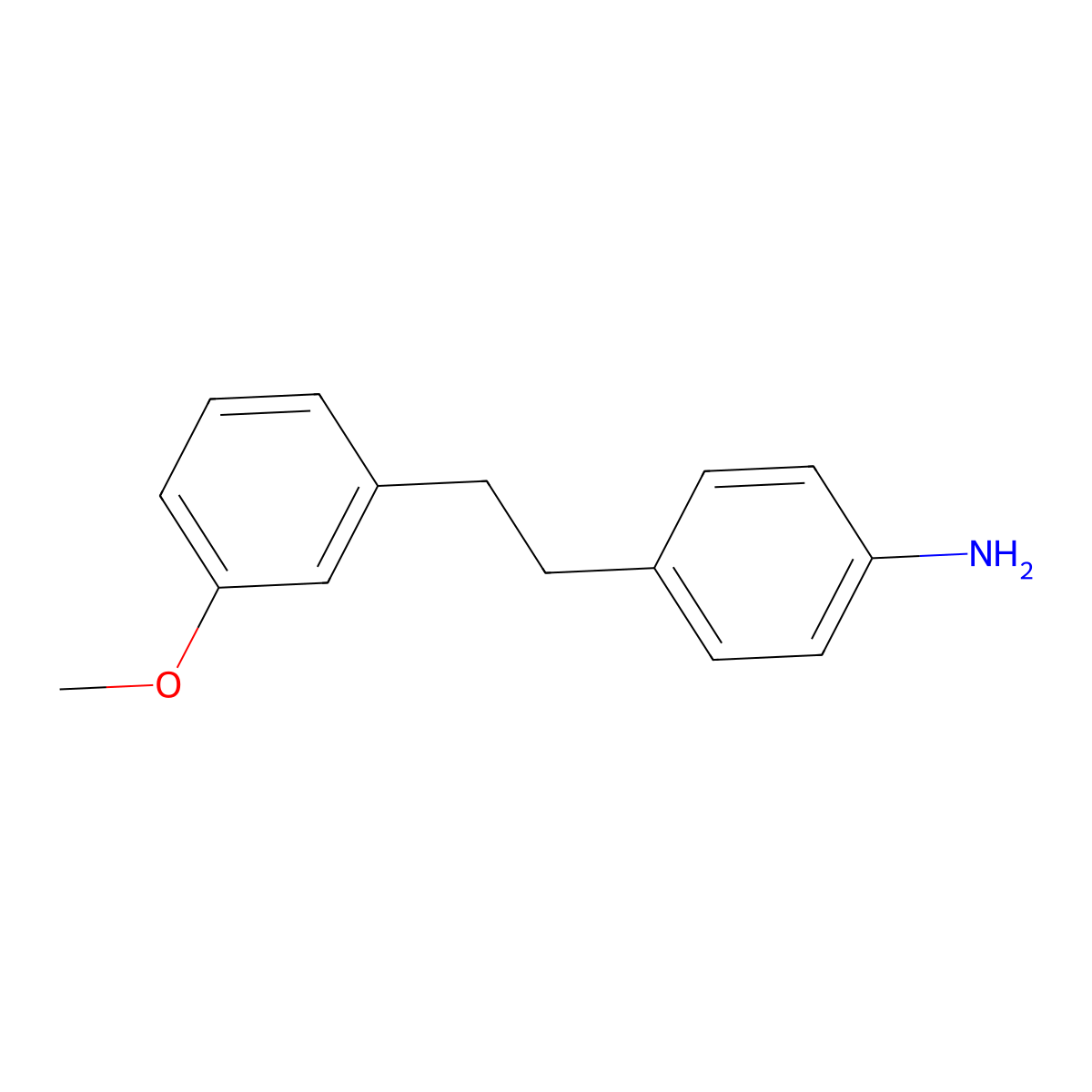 4-[2-(3-Methoxyphenyl)ethyl]aniline molecular structure, CAS 110997-87-0