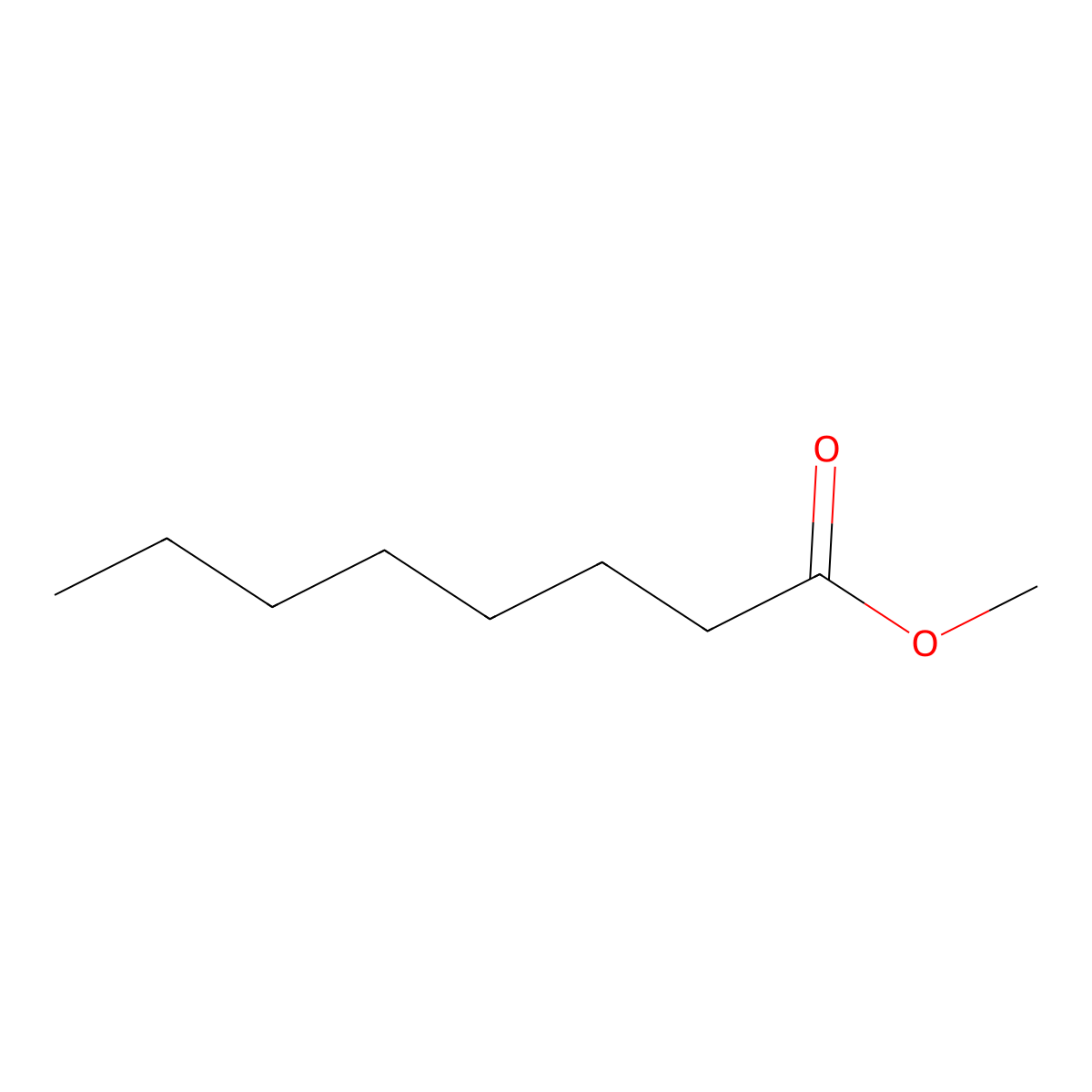 Methyl Octanoate molecular structure, CAS 111-11-5