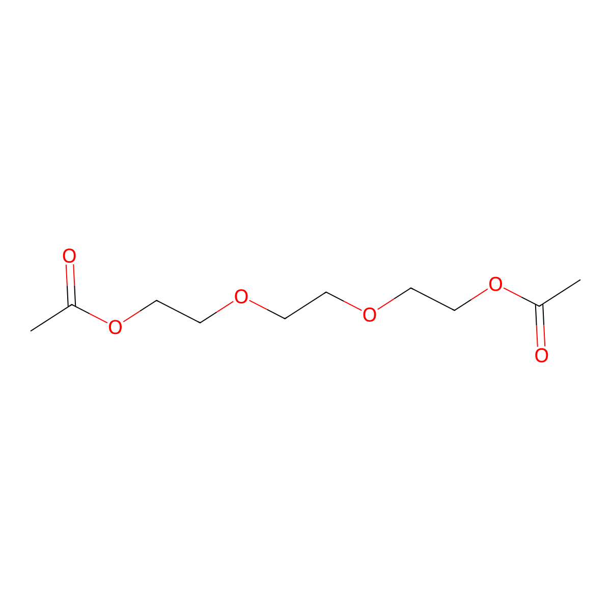 1,8-Diacetoxy-3,6-dioxaoctane molecular structure, CAS 111-21-7