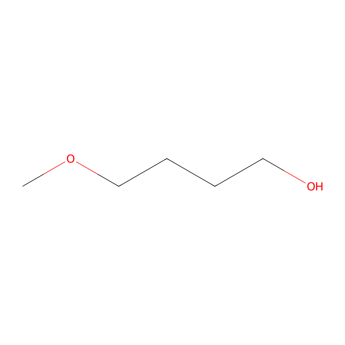 1-Butanol, 4-methoxy- molecular structure, CAS 111-32-0