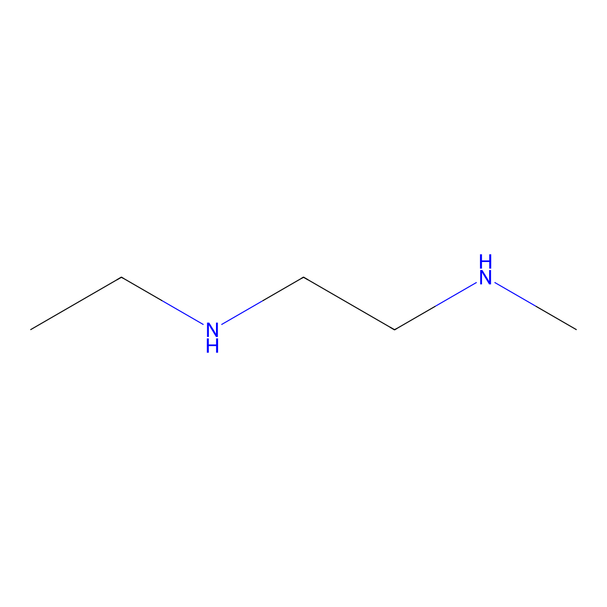 2,5-Diazaheptane molecular structure, CAS 111-37-5