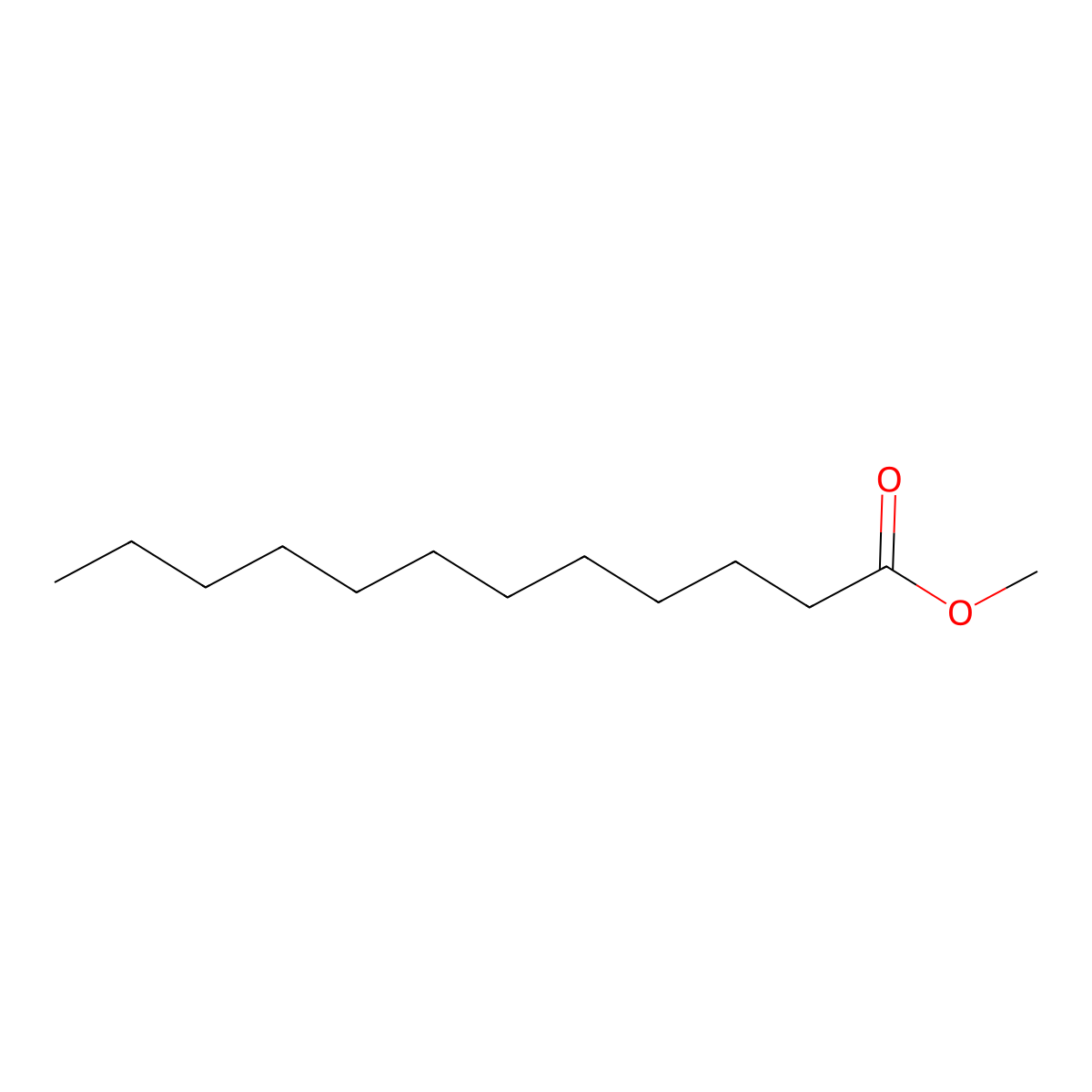 Methyl Laurate molecular structure, CAS 111-82-0