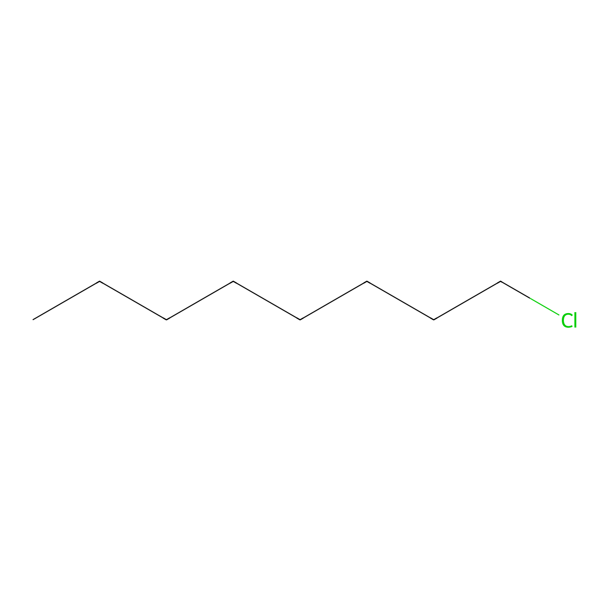 1-Chlorooctane molecular structure, CAS 111-85-3