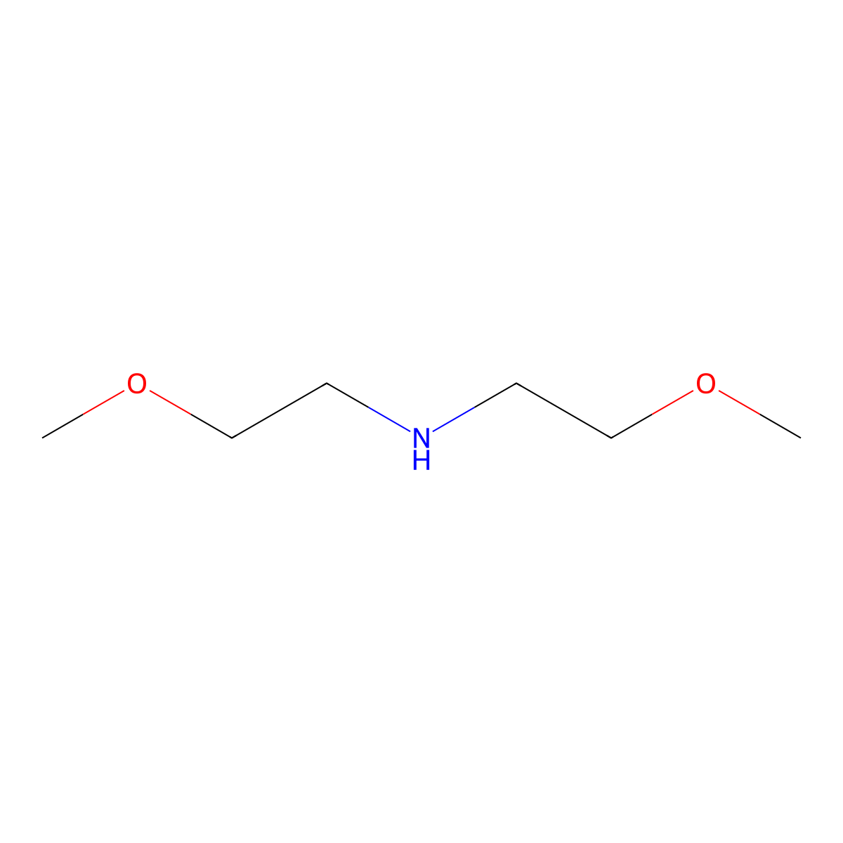 Bis(2-Methoxyethyl)amine molecular structure, CAS 111-95-5