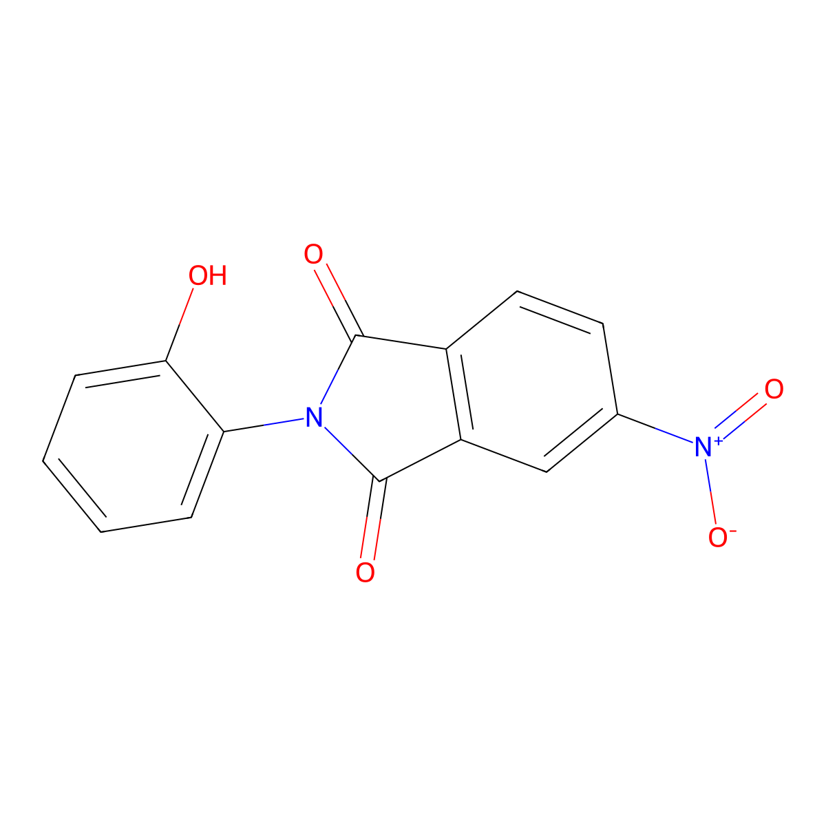 2-(2-Hydroxyphenyl)-5-nitroisoindole-1,3-dione molecular structure, CAS 111021-72-8