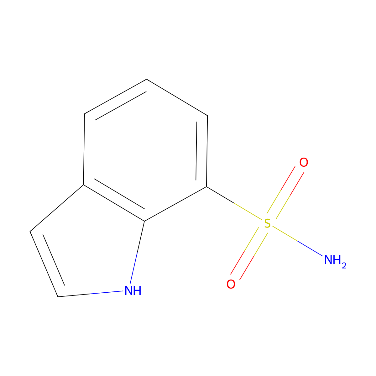 1H-Indole-7-sulfonamide molecular structure, CAS 111048-64-7