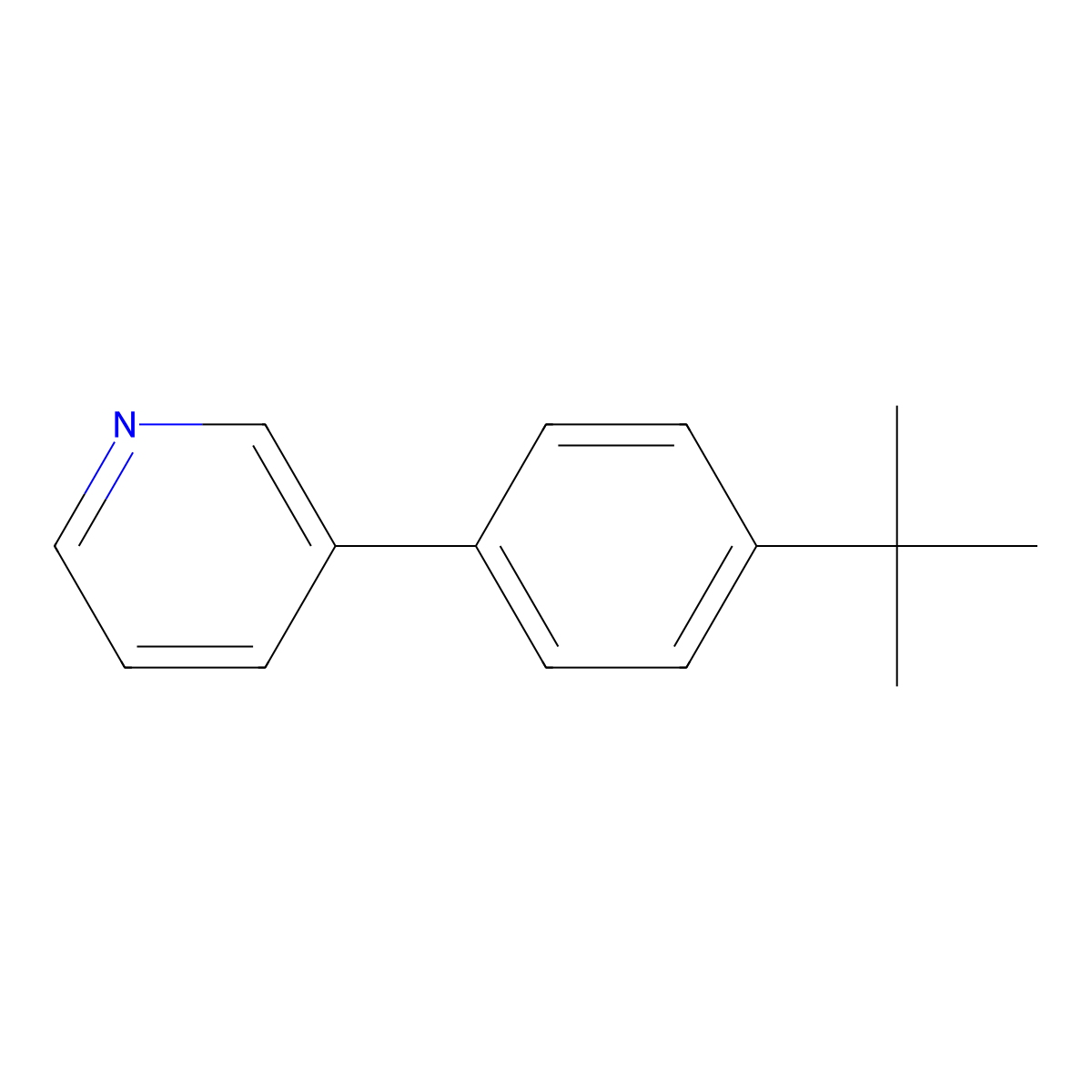 3-(4-Tert-butylphenyl)pyridine molecular structure, CAS 1110656-20-6