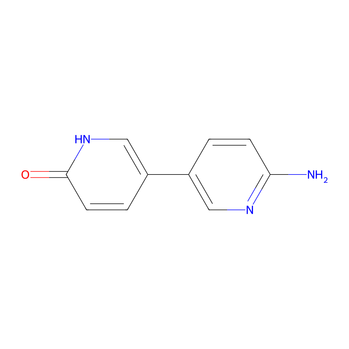 2-Hydroxy-5-(2-amino-5-pyridyl)pyridine molecular structure, CAS 1110657-41-4
