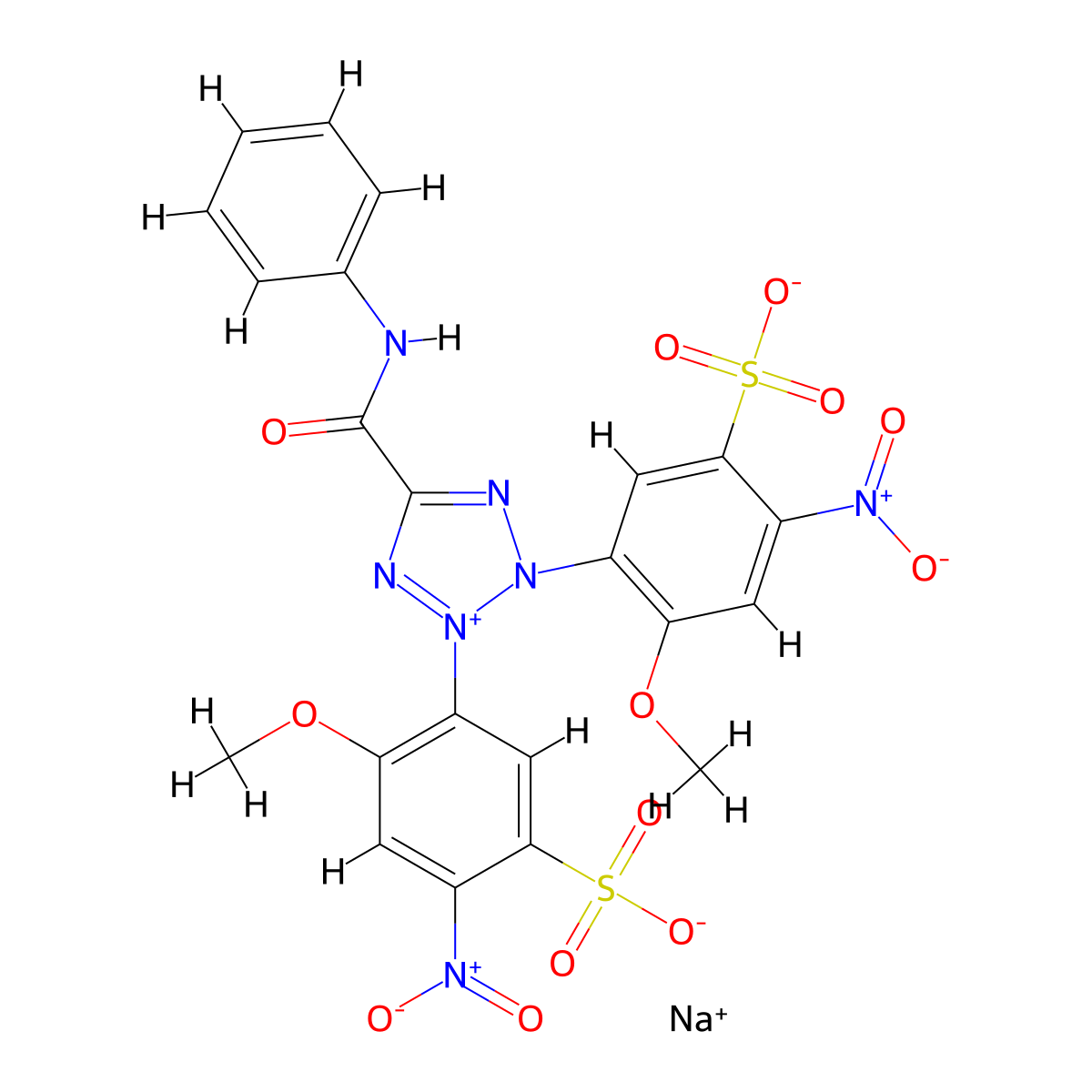 XTT sodium salt molecular structure, CAS 111072-31-2