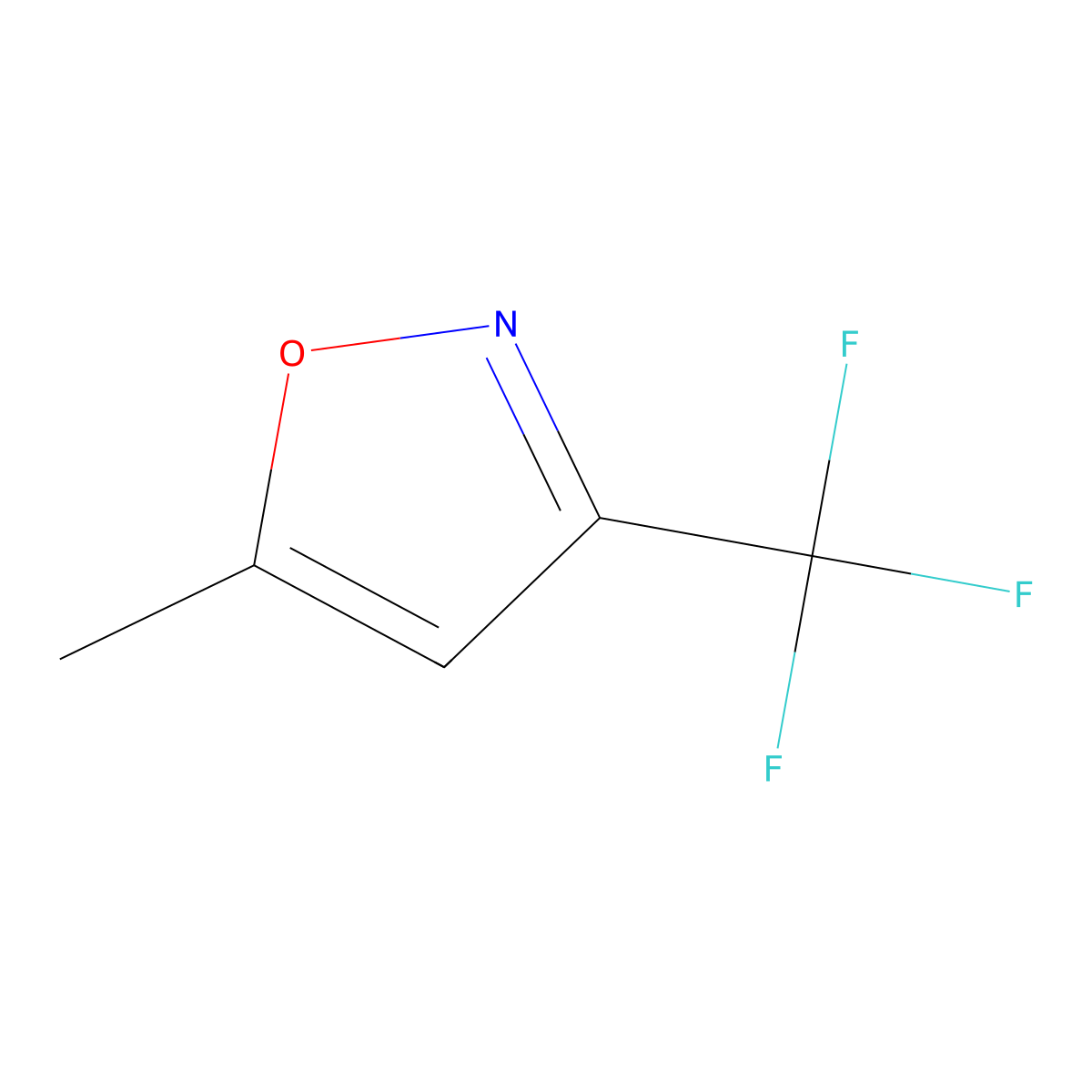 5-Methyl-3-(trifluoromethyl)isoxazole molecular structure, CAS 111079-03-9