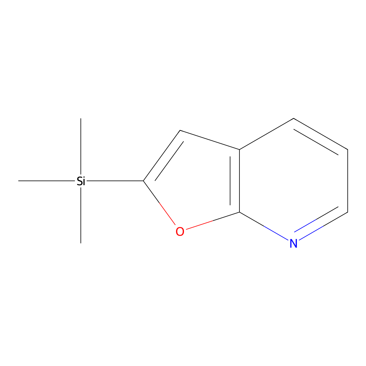 2-(Trimethylsilyl)furo[2,3-b]pyridine molecular structure, CAS 111079-43-7