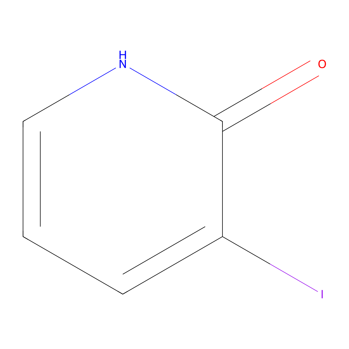 3-Iodopyridin-2-ol molecular structure, CAS 111079-46-0