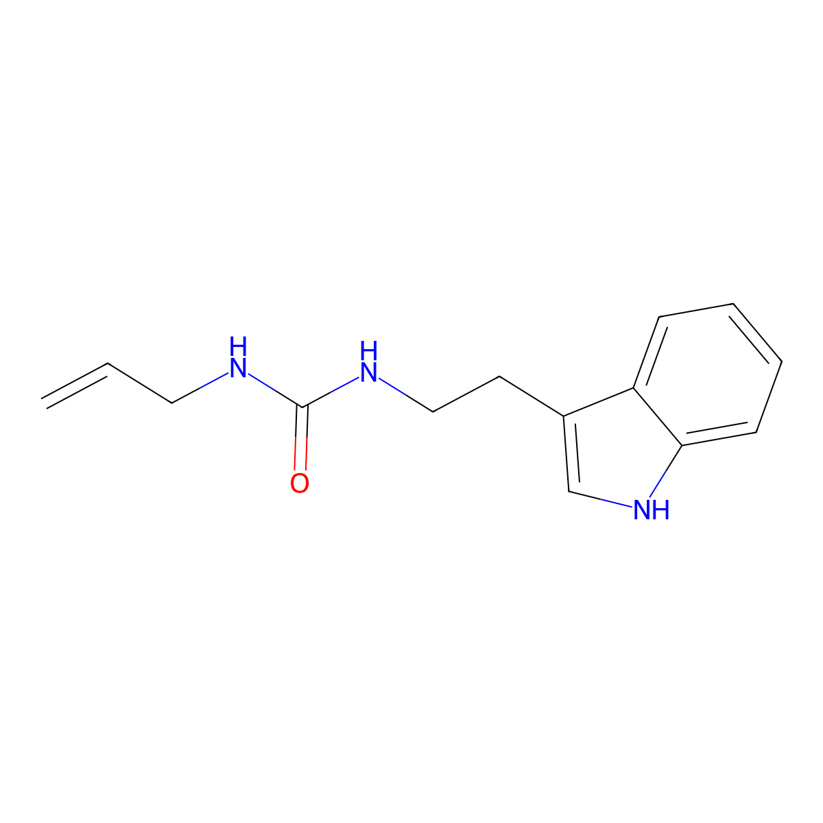 1-[2-(1H-indol-3-yl)ethyl]-3-(prop-2-en-1-yl)urea molecular structure, CAS 1110820-96-6