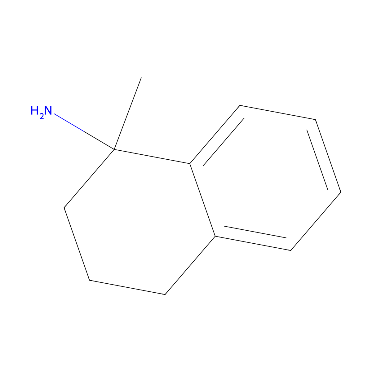 1-Methyl-1,2,3,4-tetrahydronaphthalen-1-amine molecular structure, CAS 1110967-11-7