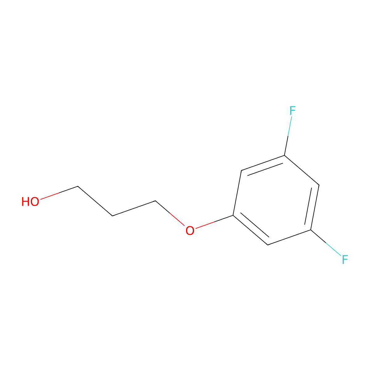 3-(3,5-Difluorophenoxy)propan-1-ol molecular structure, CAS 1111086-20-4