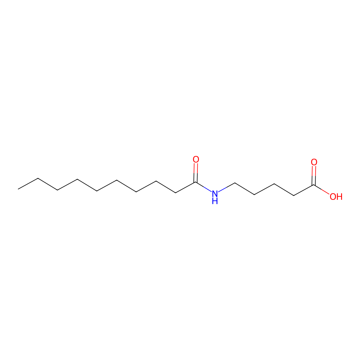 5-(Decanoylamino)pentanoic acid molecular structure, CAS 111109-96-7