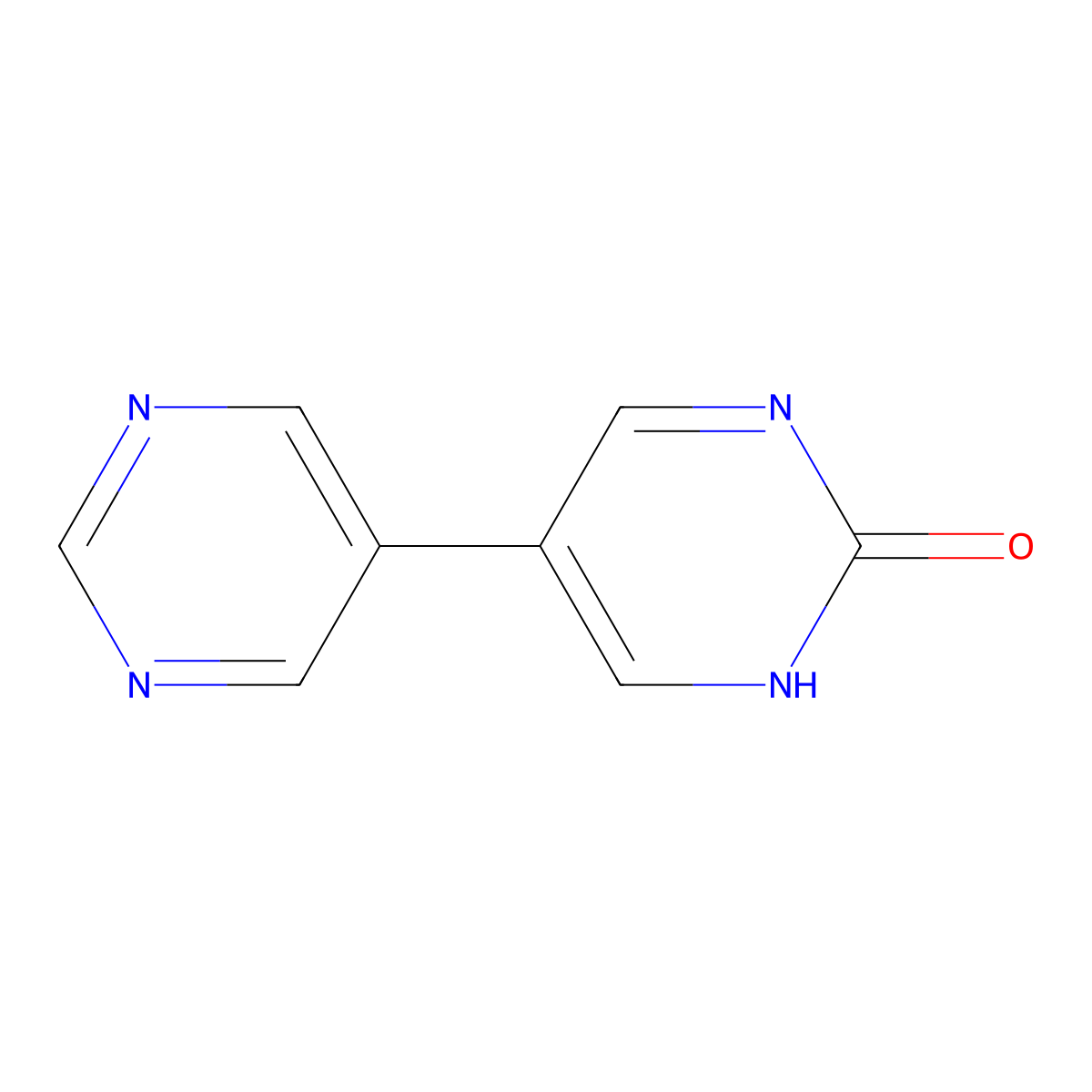 [5,5'-Bipyrimidin]-2(1H)-one molecular structure, CAS 1111103-58-2