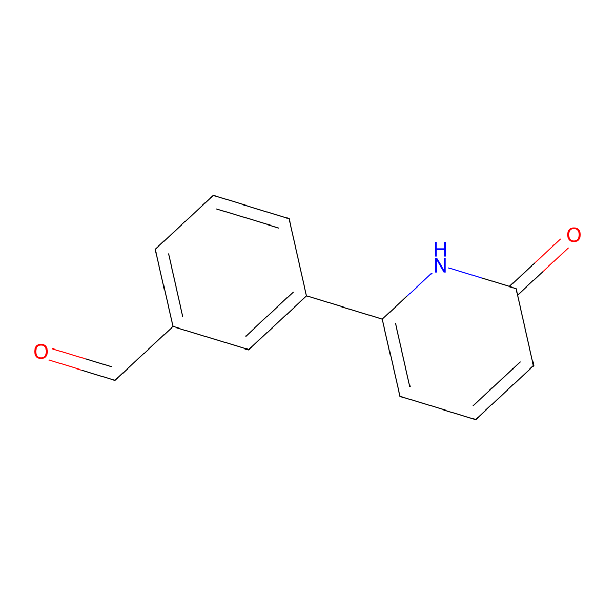 6-(3-Formylphenyl)-2-hydroxypyridine molecular structure, CAS 1111105-36-2