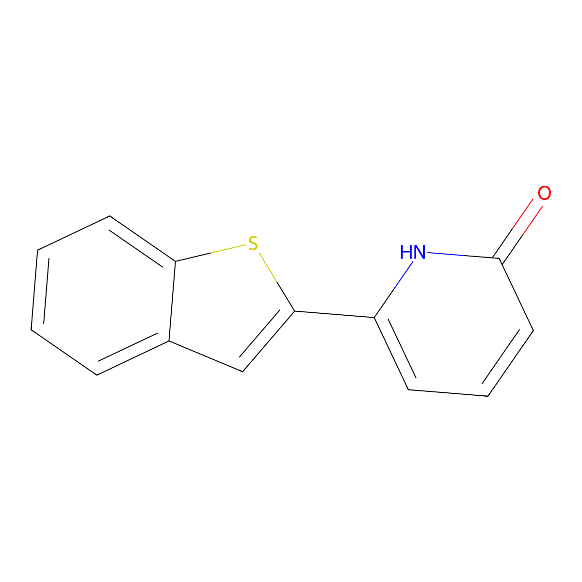 6-(Benzo[b]thiophen-2-yl)pyridin-2-ol molecular structure, CAS 1111105-57-7