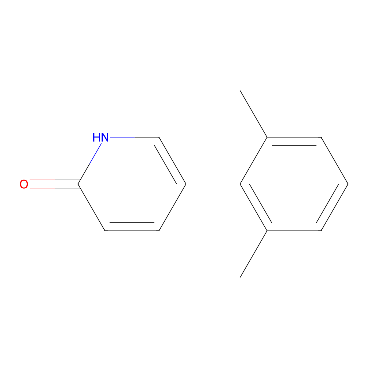 5-(2,6-Dimethylphenyl)pyridin-2-ol molecular structure, CAS 1111106-00-3