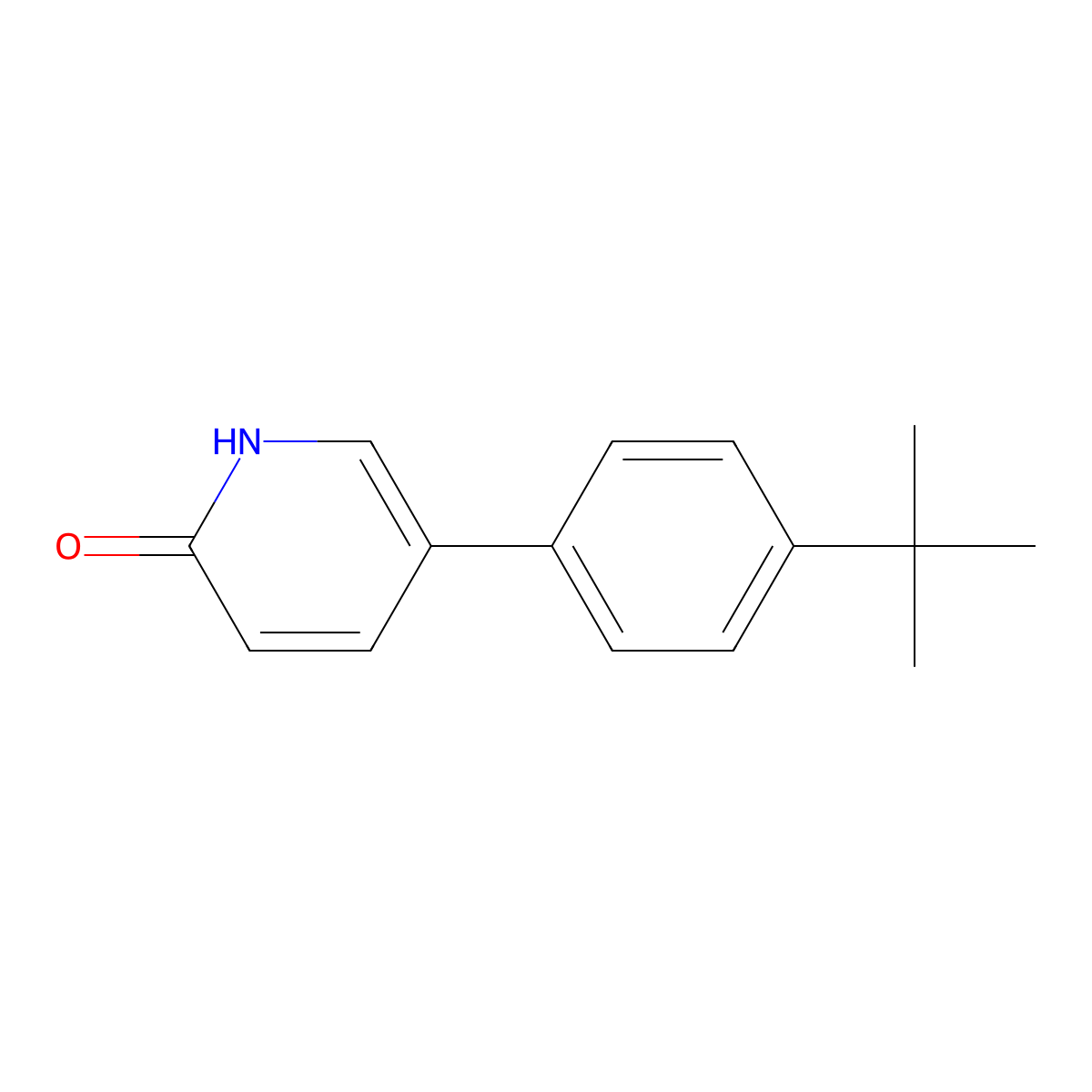 2-Hydroxy-5-(4-T-butylphenyl)pyridine molecular structure, CAS 1111106-16-1