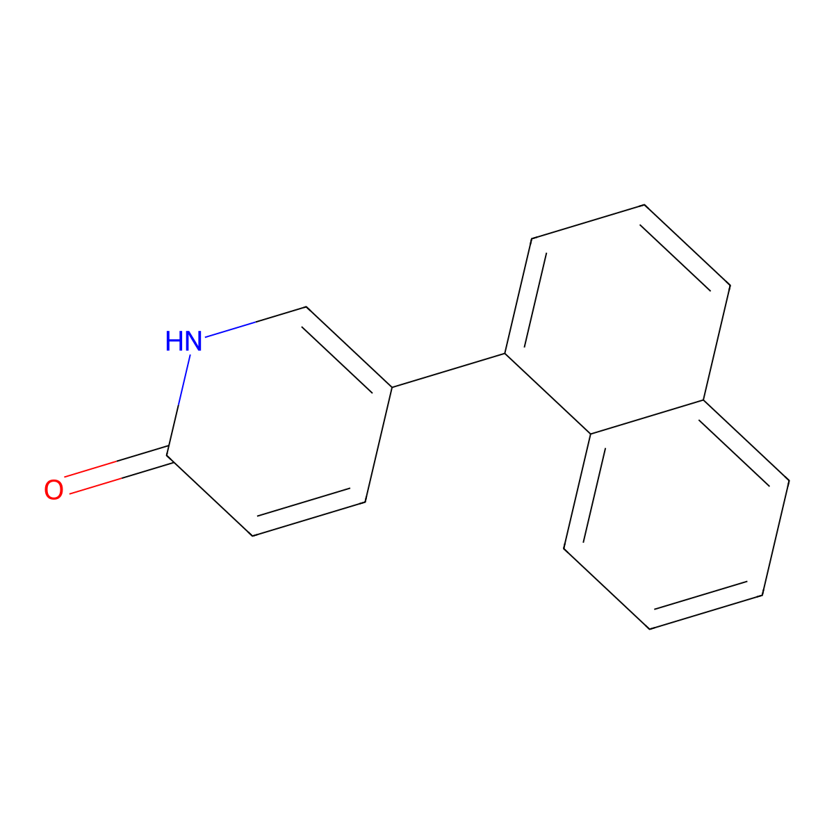 5-(Naphthalen-1-yl)pyridin-2-ol molecular structure, CAS 1111106-42-3