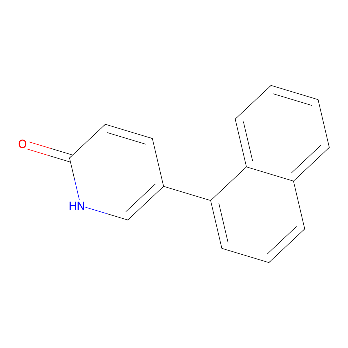 5-(Naphthalen-1-yl)pyridin-2-ol molecular structure, CAS 1111106-42-3