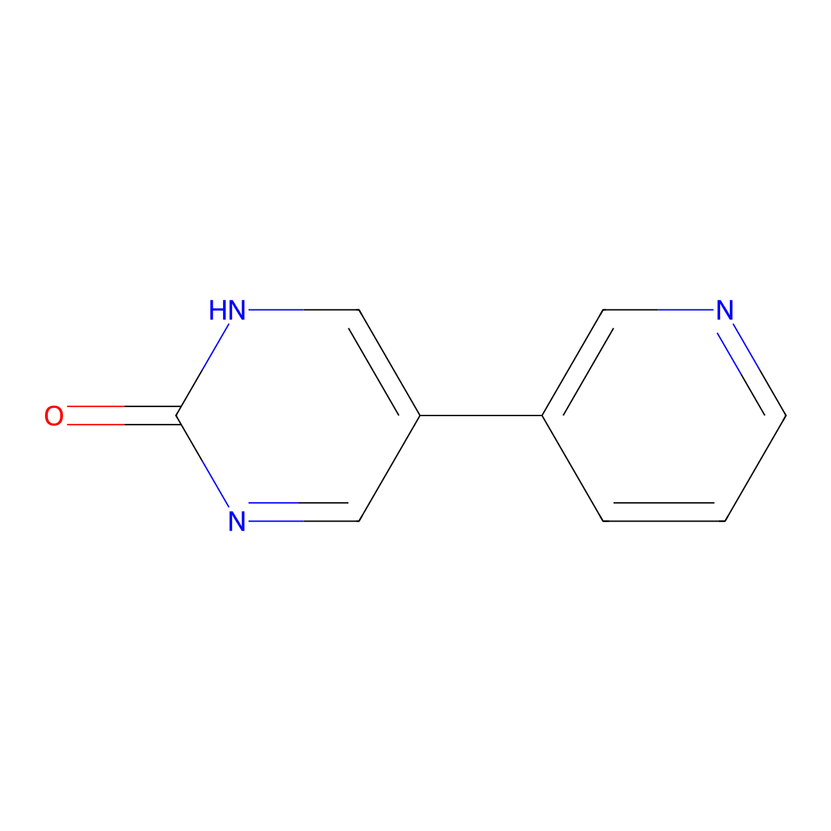 5-(3-Pyridinyl)-2(1H)-pyrimidinone molecular structure, CAS 1111108-34-9