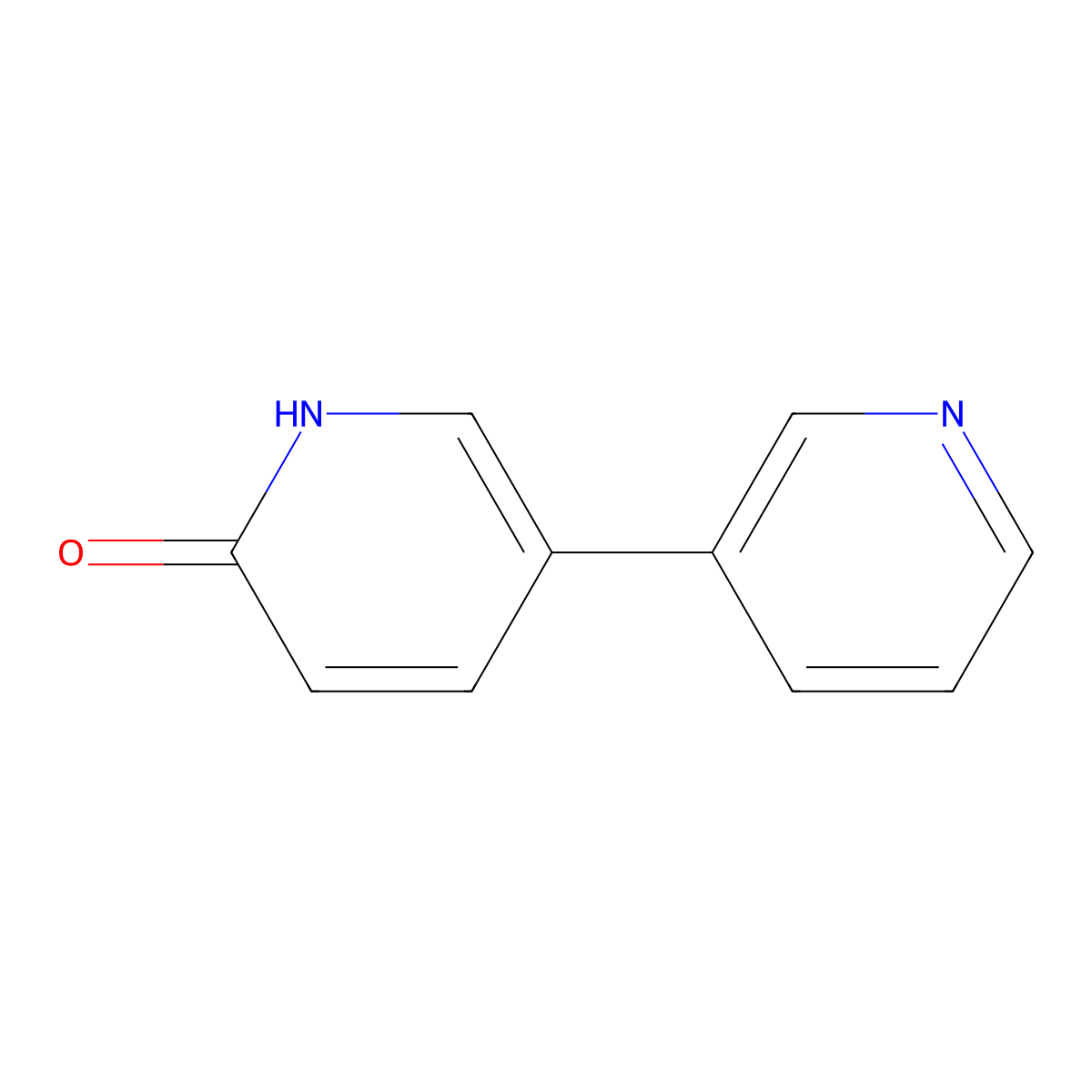 2-Hydroxy-5-(3-pyridyl)pyridine molecular structure, CAS 1111109-65-9