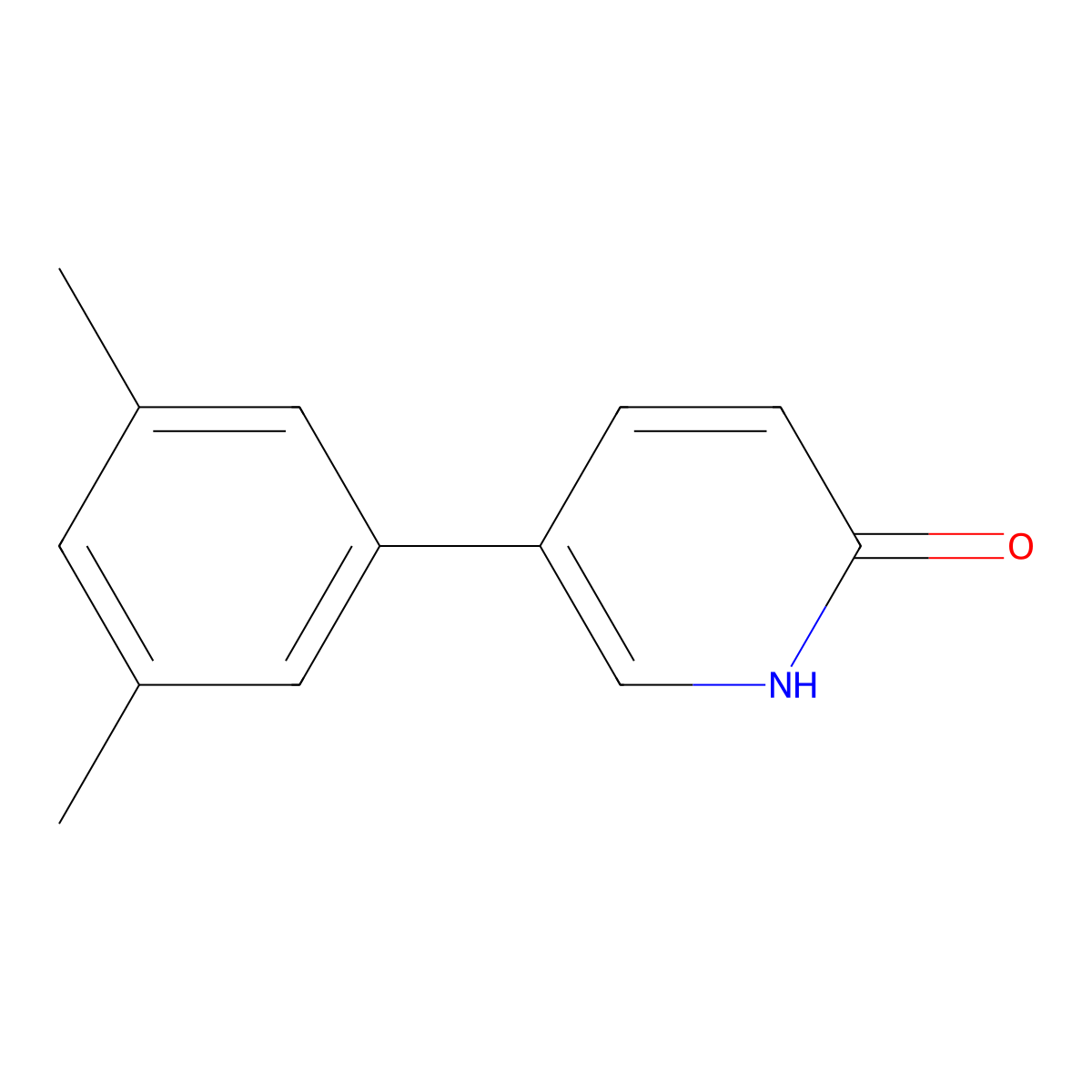 5-(3,5-Dimethylphenyl)-2-hydroxypyridine molecular structure, CAS 1111109-69-3
