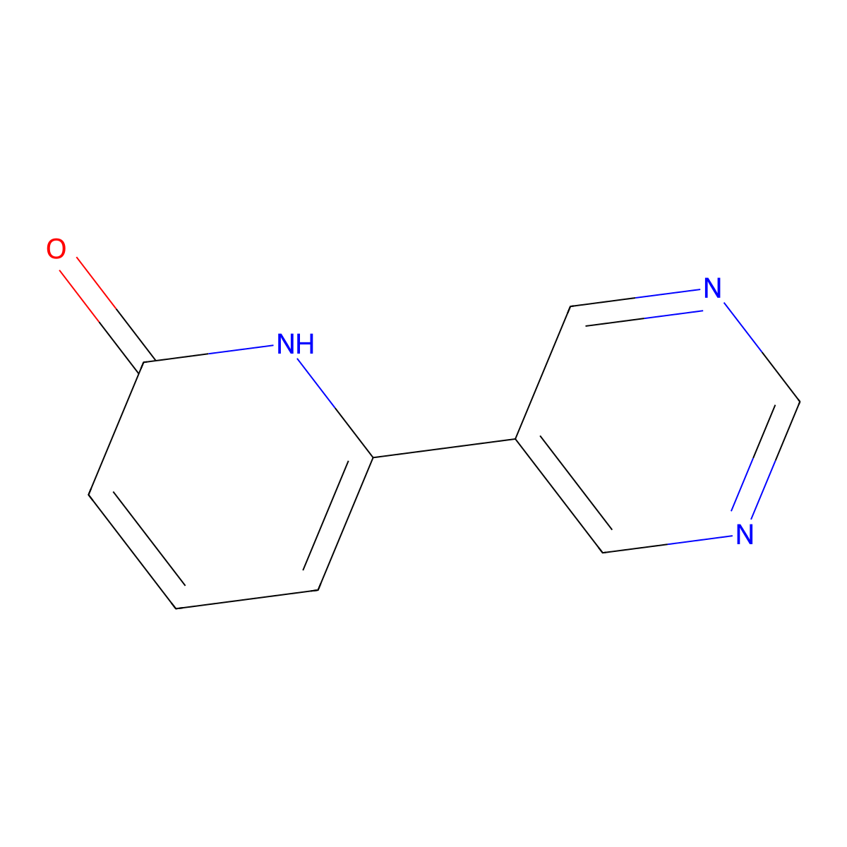 2-Hydroxy-6-(5-pyrimidyl)pyridine molecular structure, CAS 1111110-39-4