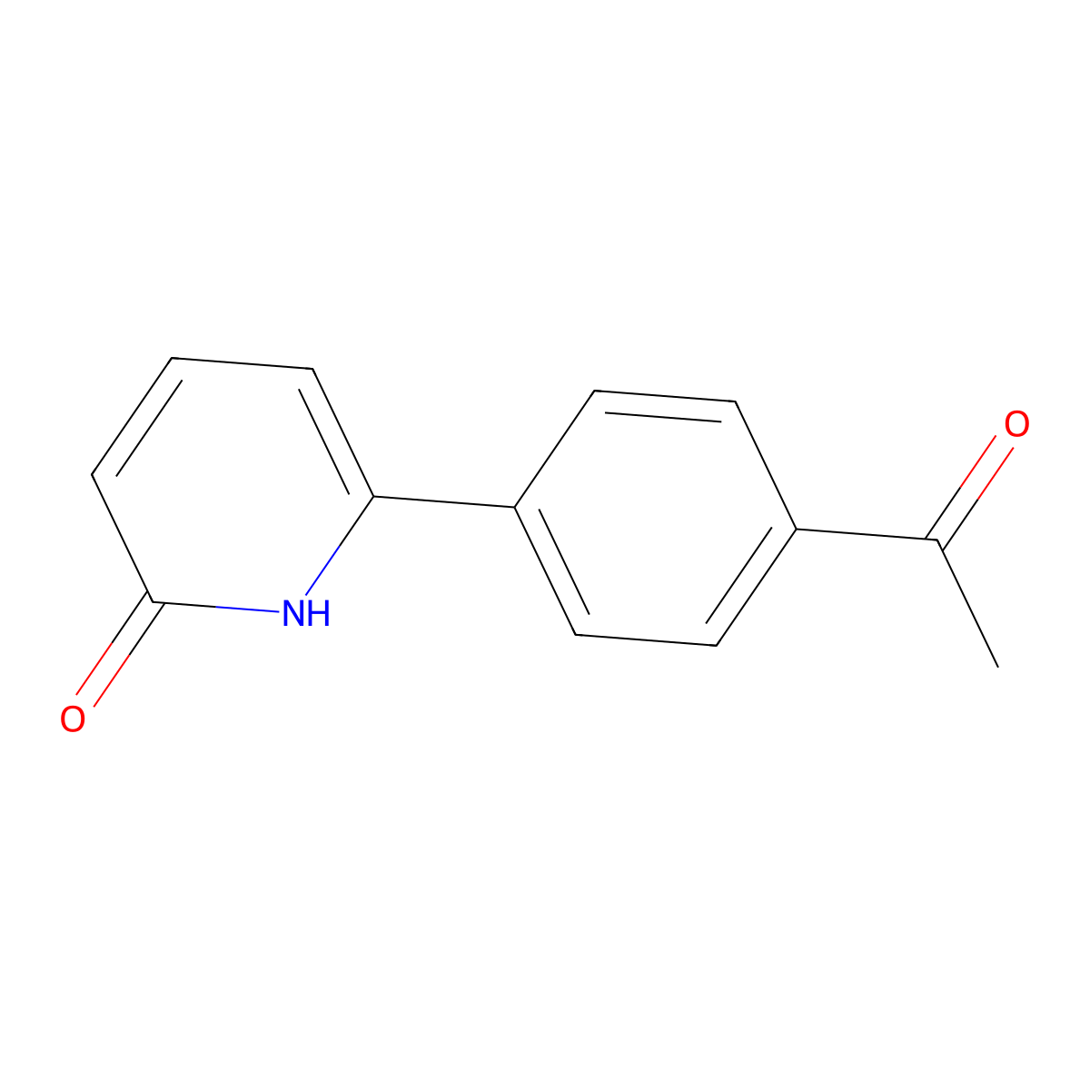6-(4-Acetylphenyl)-2-hydroxypyridine molecular structure, CAS 1111110-80-5