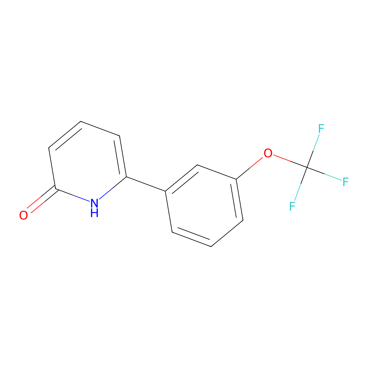 2-Hydroxy-6-(3-trifluoromethoxyphenyl)pyridine molecular structure, CAS 1111111-10-4